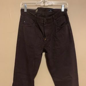 Men’s AG ‘the graduate’ chino in burgundy